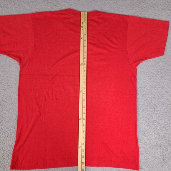 Vintage 1982 Electricians Excuse T-Shirt Mens Medium Red Single Stitch USA Made - Picture 14 of 16